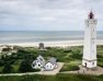 Blåvandshuk Fyr mit Blick über Nordsee und Horns Rev