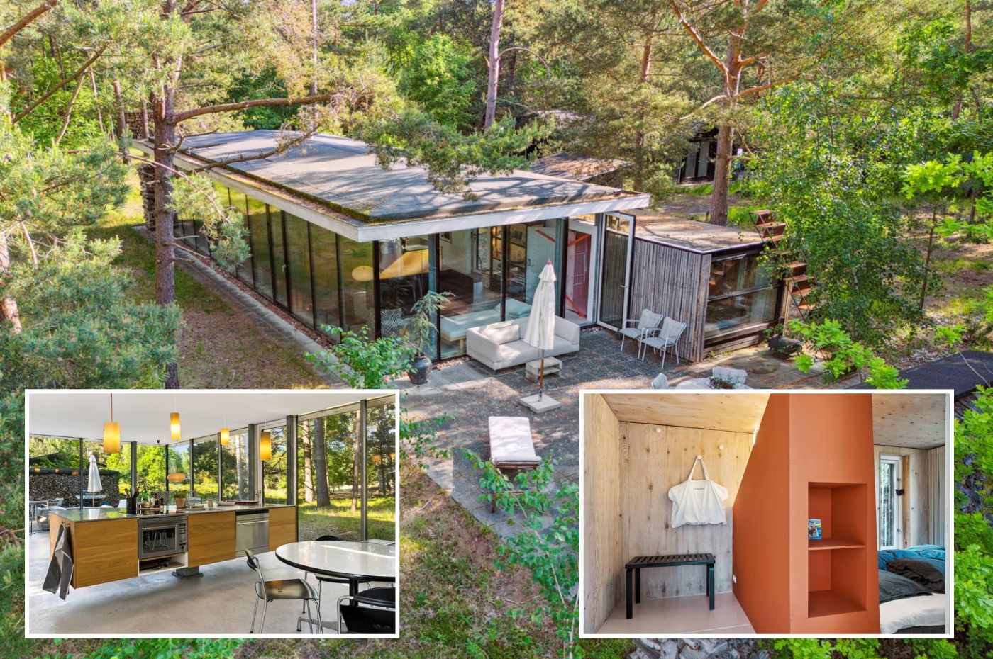 Das Glashaus im Wald