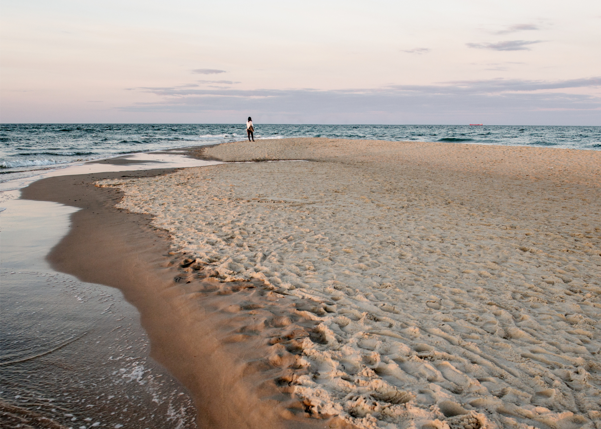 Ein einzigartiges Bild, das die Essenz von Grenen in Skagen einfängt.