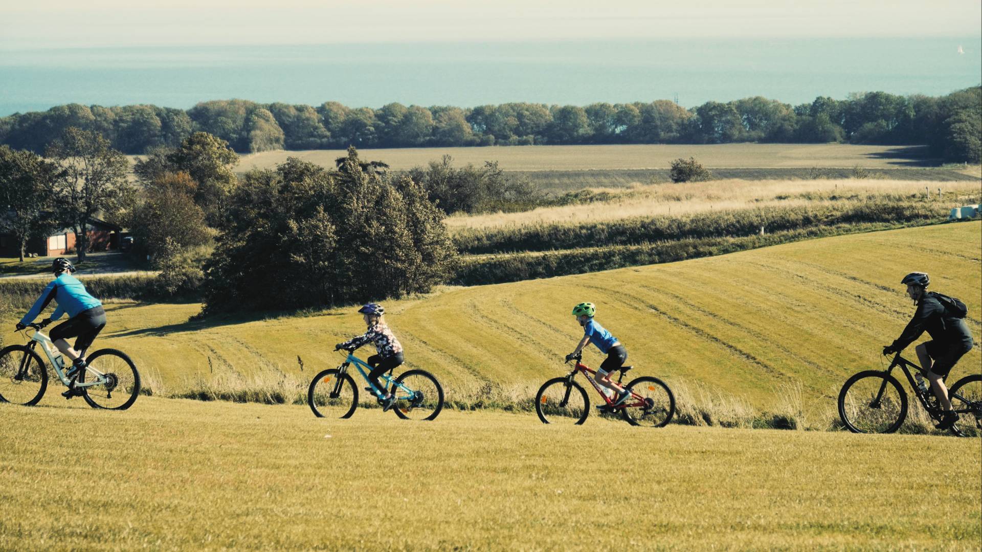 Cykeltur Familie Sommer