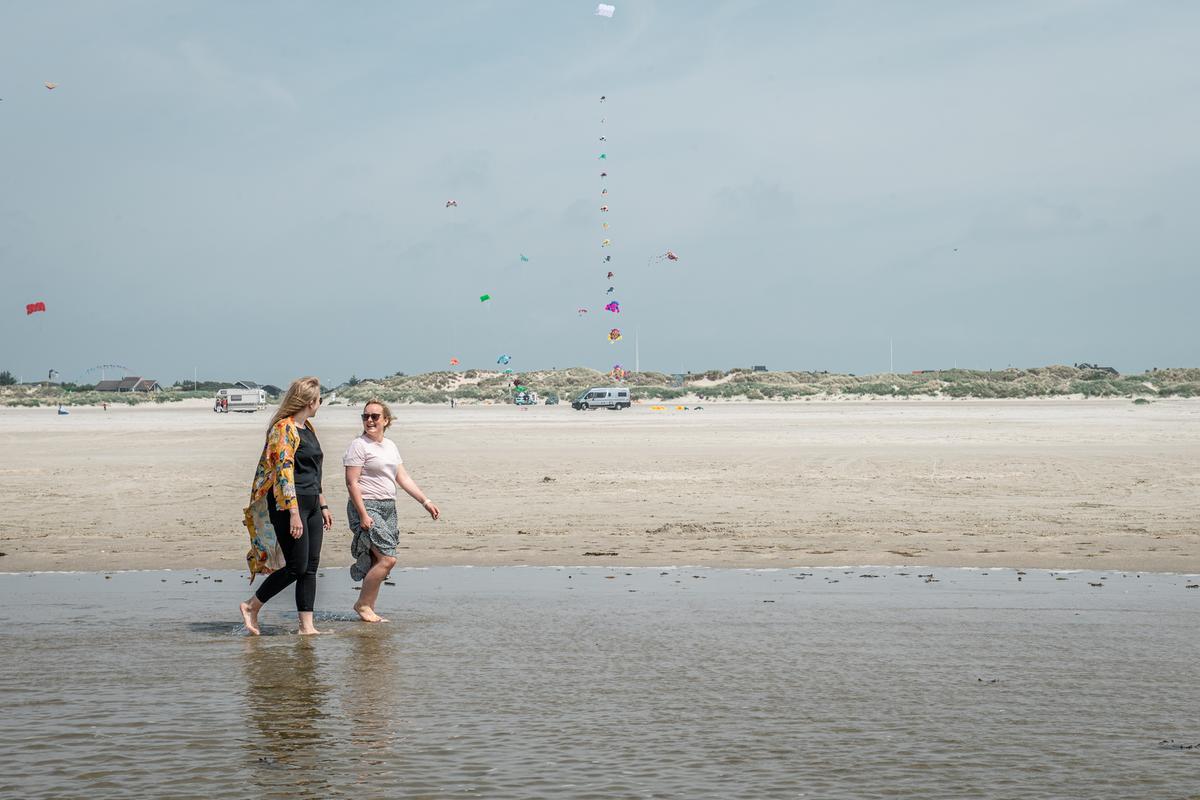 Der Strand auf Fanø ist traumhaft saube