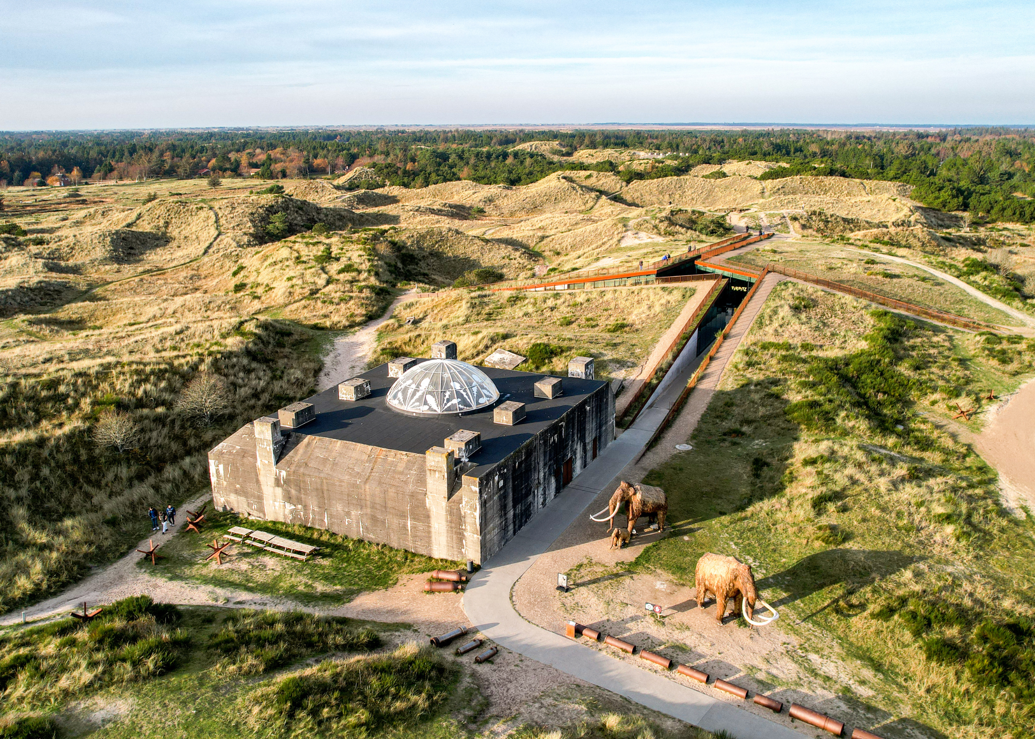 Das Tirpitz Museum verbindet historischen Bunker, moderne Architektur und Westküsten-Natur zu einem einzigartigen Erlebnis.